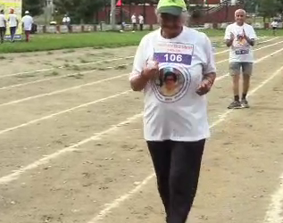 18वीं राष्ट्रीय एथलेटिक्स प्रतियोगिता में 106 साल की बुजुर्ग मह‍िला ने दौड़ में जीता गोल्‍ड मेडल