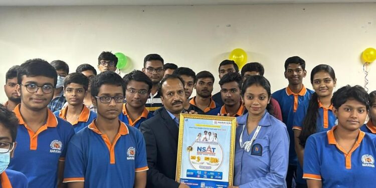देश के विभिन्न कोने में रहनेवाले छात्रों को सशक्त बनाने वाले नारायणा स्कोलास्टिक एप्टीट्यूड टेस्ट (एनएसएटी 2023) के 18वें संस्करण का शुभारंभ