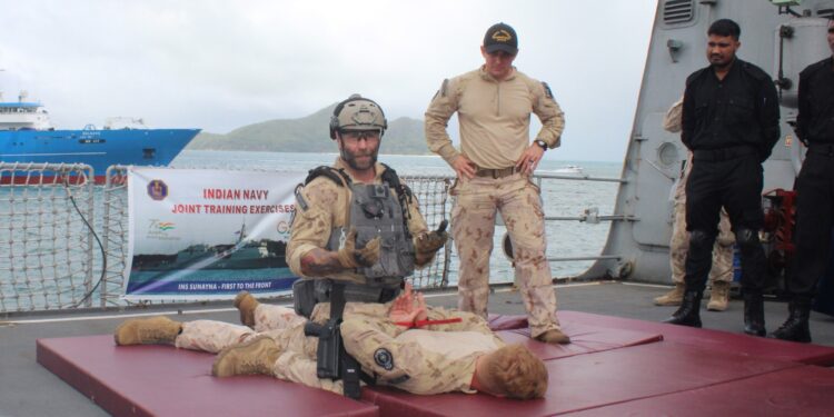 आईएनएस सुनयना ने सीएमएफ एक्स ‘ऑपरेशन सदर्न रेडीनेस- 2023’ में  लिया हिस्‍सा