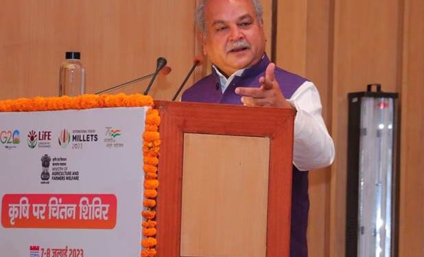 अमृतकाल में कृषि विकास के साथ देश को आगे बढ़ाने का लक्ष्य : तोमर