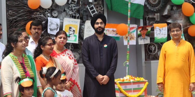 नरूला इंस्टीट्यूट ऑफ टेक्नोलॉजी ने मनाया 77वां स्‍वतंत्रता द‍िवस