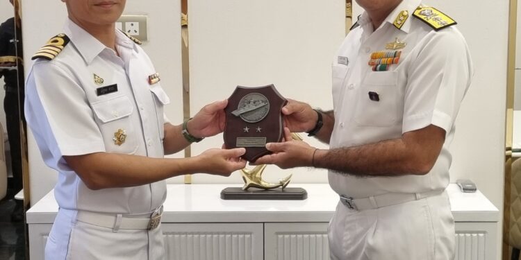 रॉयल थाइलैंड नेवी प्रतिनिधिमंडल ने युद्धपोत डिजाइन ब्यूरो (डब्ल्यूडीबी) का किया दौरा