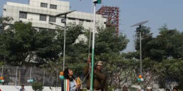 भारतीय विमानपत्तन प्राधिकरण, पूर्वी क्षेत्रीय मुख्यालय, पूर्वी क्षेत्र द्वारा कोलकता हवाई अड्डे पर 75वें गणतन्त्र दिवस समारोह का आयोजन