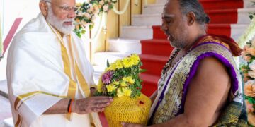 पीएम ने धनुषकोडी स्थित कोठंडारामस्वामी मंदिर में की पूजा-अर्चना