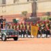 राष्ट्रपति श्रीमती द्रौपदी मुर्मू  बनीं आर्मी गार्ड बटालियन की अदला-बदली और औपचारिक परिवर्तन की  साक्षी