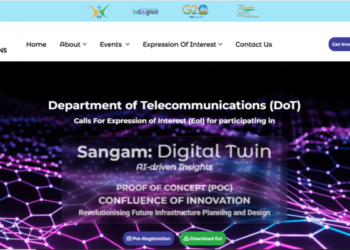 दूरसंचार विभाग ने एक अद्वितीय उद्यम ‘संगम: डिजिटल ट्विन’ का किया अनावरण 