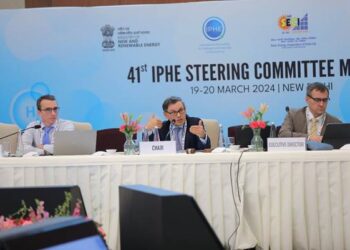 आईपीएचई की 41वीं संचालन समिति ने ग्रीन हाइड्रोजन एवं इसके यौगिकों के उपयोग के बारे में विचार-विमर्श किया