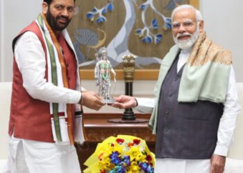 हरियाणा के मुख्यमंत्री ने प्रधानमंत्री से मुलाकात की