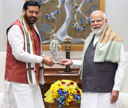 हरियाणा के मुख्यमंत्री ने प्रधानमंत्री से मुलाकात की