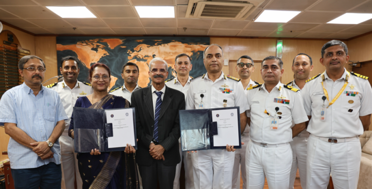 भारतीय नौसेना और आईआईटी खड़गपुर के बीच हुआ समझौता ज्ञापन
