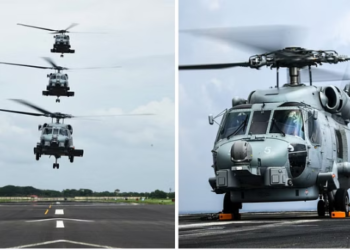 एमएच 60आर ‘सीहॉक’ हेलीकॉप्टर को आईएनएएस 334 स्क्वाड्रन के रूप में भारतीय नौसेना में किया जाएगा शामिल
