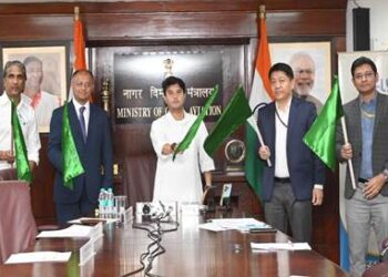 सिंधिया ने नई एयरलाइन फ्लाई91 की उद्घाटन उड़ान को दिखाई झंडी, 18 मार्च से शुरू होंगी उड़ानें