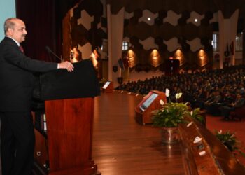 वायुसेना प्रमुख एयर चीफ मार्शल वी आर चौधरी ने भारतीय सशस्त्र बलों और मित्र देशों के छात्र अधिकारियों को संबोधित किया