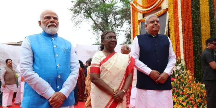 डॉ. अंबेडकर फाउंडेशन ने नई दिल्ली स्थित संसद भवन के लॉन में डॉ. अंबेडकर की 134वीं जयंती मनाई