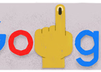 मतदाताओं को वोटिंग के लिए गूगल ने वोटर फिंगर डूडल कर किया प्रेरित