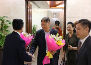 नवनियुक्त चीनी राजदूत जू फेइहोंग पहुंचे भारत