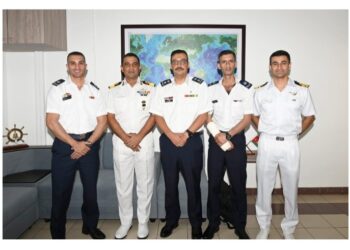 जेएएफ प्रशिक्षण प्रतिनिधिमंडल ने की एसएनसी और भारतीय नौसेना अकादमी की पहली यात्रा