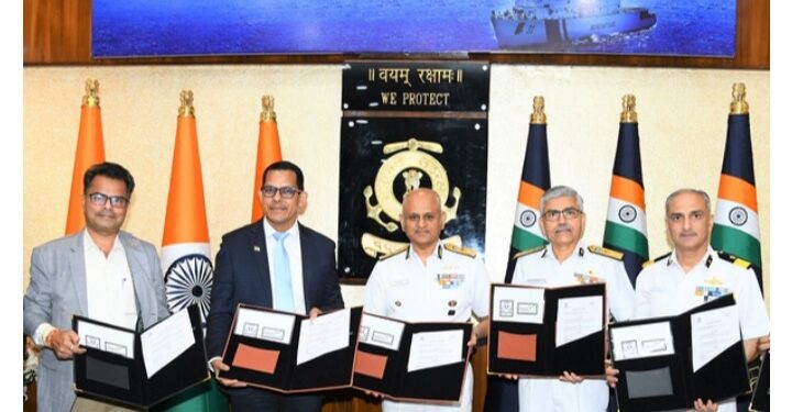 जहाज निर्माण में अब देश में तैयार की गई सामग्री को बढ़ावा, ICG और JSP के समझौता