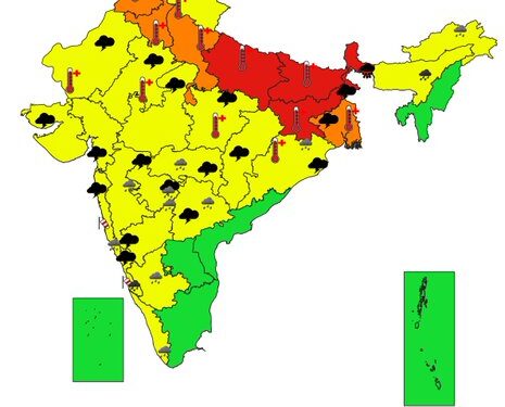 मौसम विभाग ने उत्तरी भारत में भीषण गर्मी का क‍िया ऑरेंज अलर्ट जारी