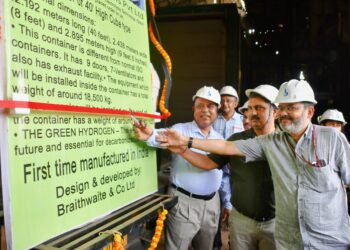 ब्रेथवेट एंड कंपनी लिमिटेड ने ग्रीन हाइड्रोजन के परिवहन के लिए बनाया देश का पहला कंटेनर