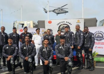 KARGIL VIJAY के 25 वर्ष पूरे होने के उपलक्ष्‍य में ‘’भारतीय सेना का ‘डी5’ मोटर साइकिल अभियान’’ शुरू