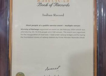 भारतीय रेलवे ने ‘लिम्का बुक ऑफ वर्ल्ड रिकॉर्ड्स’ में कराया अपना नाम दर्ज