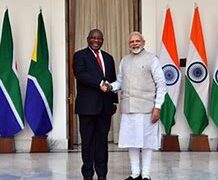 SOUTH AFRICA के PRESIDENT के रूप में फिर से चुने जाने पर सिरिल रामफोसा को PM MODI ने दी बधाई