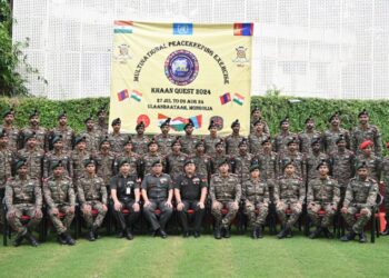 भारतीय सेना की टुकड़ी बहुराष्ट्रीय सैन्य अभ्यास खान क्वेस्ट के लिए हुई रवाना