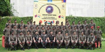 भारतीय सेना की टुकड़ी बहुराष्ट्रीय सैन्य अभ्यास खान क्वेस्ट के लिए हुई रवाना
