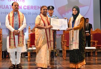 उच्च शिक्षण संस्थानों में स्टेम विषयों में बेटियों की भागीदारी 40 प्रतिशत से अधिकः द्रौपदी मुर्मू