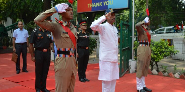 रक्षा राज्य मंत्री संजय सेठ ने आज पश्चिम बंगाल और सिक्किम एनसीसी निदेशालय का किया दौरा