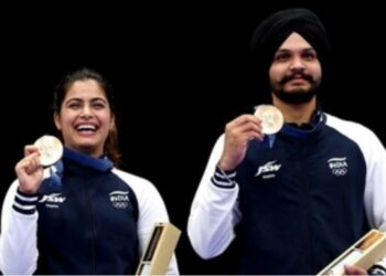 मनु भाकर ने रचा इत‍िहास, सरबजोत सिंह संग क‍िया धमाका