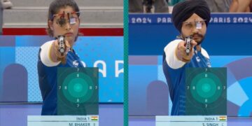 प्रधानमंत्री ने मनु भाकर और सरबजोत सिंह को कांस्य पदक जीतने पर  दी बधाई