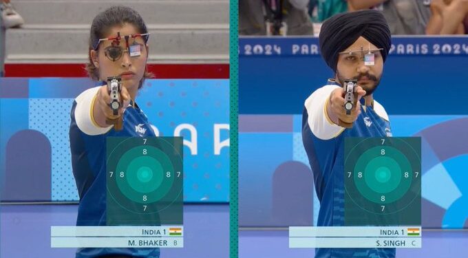 प्रधानमंत्री ने मनु भाकर और सरबजोत सिंह को कांस्य पदक जीतने पर  दी बधाई