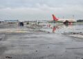 भारी बार‍िश के बावजूद KOLKATA AIRPORT से उड़ान सेवाएं है सामान्‍य रूप से जारी