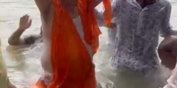 श्री श्री सत्यनारायण भगवान की जलझूलनी शोभायात्रा निकली
