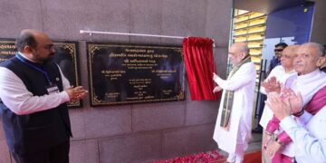 अमित शाह ने गांधीनगर में हीरामणि आरोग्यधाम-डे केयर हॉस्पिटल का किया उद्घाटन
