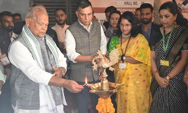 जीतन राम मांझी ने 43वें भारत अंतरराष्ट्रीय व्यापार मेले 2024 में “एमएसएमई मंडप” का किया उद्घाटन