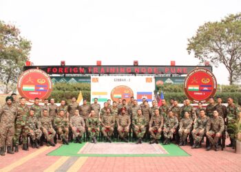 BHARAT और CAMBODIA ने पुणे में पहला संयुक्त टेबल टॉप अभ्यास CINBAX किया शुरू