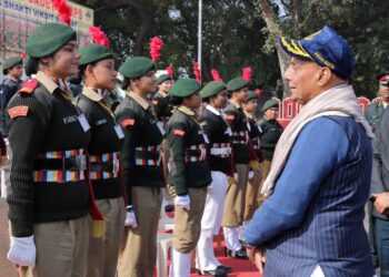 एनसीसी कैडेट भारत के संसाधन हैं, उन्हें विकसित भारत के सपने को साकार करने का प्रयास करना चाहिए :  रक्षा मंत्री