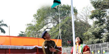 भारतीय विमानपत्तन प्राधिकरण, पूर्वी क्षेत्र ने एनएससीबीआई हवाई अड्डे, कोलकाता में मनाया 76वां गणतंत्र दिवस