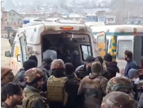 जम्मू-कश्मीर के बांदीपोरा में खाई में गिरा सेना का ट्रक, तीन जवानों की मौत