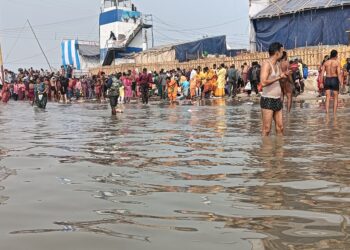 मकर संक्रांति के दौरान 55 लाख से अधिक तीर्थयात्री पहुंचे गंगासागर