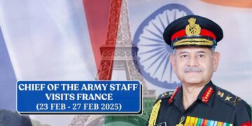 थल सेनाध्यक्ष जनरल उपेन्द्र द्विवेदी फ्रांस की आधिकारिक यात्रा पर हुए रवाना