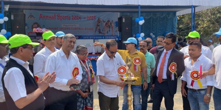 KOLKATA AIRPORT : NSCBI AIRPORT पर दो द‍िवसीय वार्षिक खेल मीट 2024-25 का शुरू हुआ आयोजन