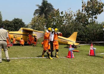 KOLKATA AIRPORT : दो द‍िवसीय राष्ट्रीय वैमानिकी खोज एवं बचाव अभ्यास (SAREX 2025) हुआ संपन्न