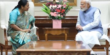 दिल्ली की मुख्यमंत्री रेखा गुप्‍ता ने प्रधानमंत्री नरेंद्र मोदी से की मुलाकात