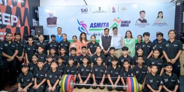 मनसुख मांडविया ने अस्मिता वेटलिफ्टिंग लीग का किया शुभारंभ