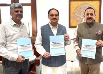 स्वास्थ्य मंत्री को सौंपी गई रिपोर्ट के अनुसार योग टाइप 2 मधुमेह के खतरे को 40 प्रतिशत तक कम कर सकता है : डॉ. जितेंद्र सिंह