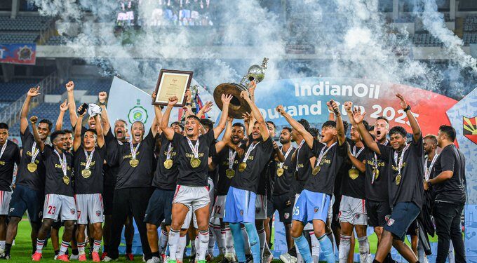 NorthEast United FC ने Diamond Harbour FC को 6-1 से हराकर लगातार दूसरी बार जीती डूरंड कप ट्रॉफी